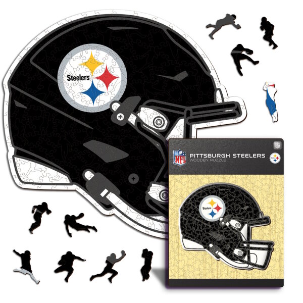 NFL -Pittsburgh Steelers - Casque - Puzzle en bois