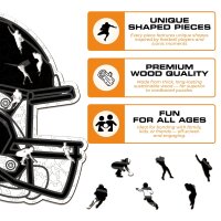 NFL -Pittsburgh Steelers - Casque - Puzzle en bois