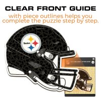 NFL -Pittsburgh Steelers - Casque - Puzzle en bois