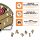 NFL -San Francisco 49ers - Casco - Puzzle in Legno