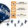 NFL -Seattle Seahawks - Casque - Puzzle en bois