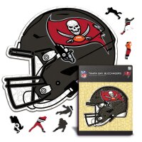 NFL - Tampa Bay Buccaneers - Helm - Holz Puzzle