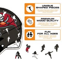 NFL - Tampa Bay Buccaneers - Helm - Holz Puzzle