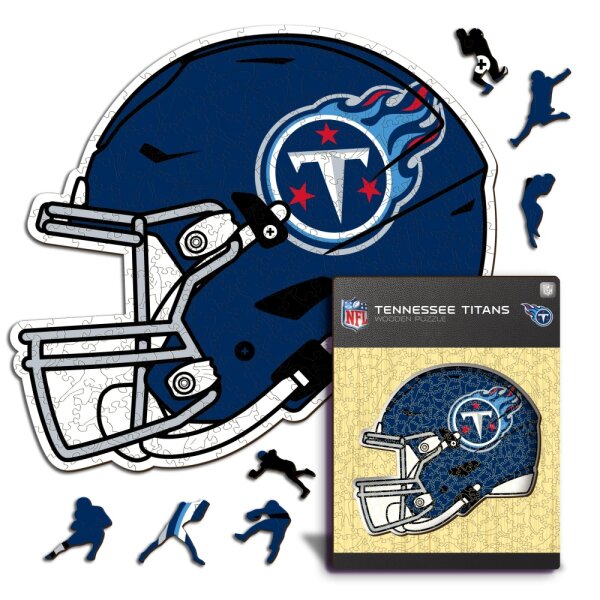 NFL - Tennessee Titans - Helm - Holz Puzzle