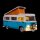 Les ensembles déclairage LEGO® 10279 Le camping-car Volkswagen T2