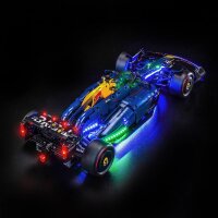 BB Kit d&eacute;clairage LED pour voiture de course LEGO&reg; 42206 Oracle Red Bull Racing RB20 F1 avec t&eacute;l&eacute;commande.