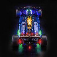 BB Kit d&eacute;clairage LED pour voiture de course LEGO&reg; 42206 Oracle Red Bull Racing RB20 F1 avec t&eacute;l&eacute;commande.