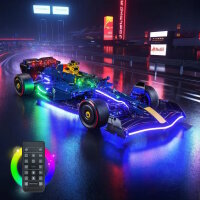 BB Kit d&eacute;clairage LED pour voiture de course LEGO&reg; 42206 Oracle Red Bull Racing RB20 F1 avec t&eacute;l&eacute;commande.