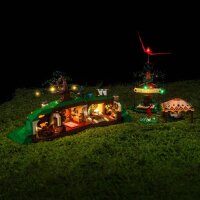 BB LED Lighting Set for LEGO&reg; 10354 The Lord of the Rings - The Shire including remote control