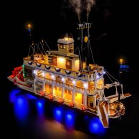 BB LED Beleuchtungs-Set f&uuml;r LEGO&reg; 21356 Flussraddampfer inkl. Fernbedienung