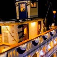 BB LED Beleuchtungs-Set f&uuml;r LEGO&reg; 21356 Flussraddampfer inkl. Fernbedienung