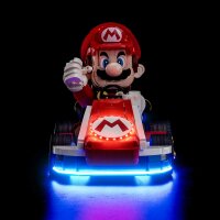 BB LED Lighting Set for LEGO&reg; 72037 Mario Kart - Mario & Standard Kart incl. remote control