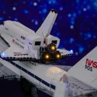 BB LED Beleuchtungs-Set f&uuml;r LEGO&reg; 10360 Spaceshuttle Transport Jumbo inkl. Fernbedienung