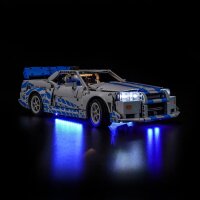 BB Kit d&eacute;clairage LED pour LEGO&reg; 42210 2 Fast 2 Furious Nissan Skyline GT-R R34 Racer avec t&eacute;l&eacute;commande