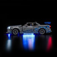 BB Kit d&eacute;clairage LED pour LEGO&reg; 42210 2 Fast 2 Furious Nissan Skyline GT-R R34 Racer avec t&eacute;l&eacute;commande