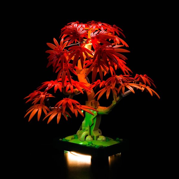 BB LED Lighting Set for LEGO&reg; 10348 Japanese Red Ahr Bonsai Tree with Remote Control