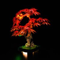 BB LED Lighting Set for LEGO&reg; 10348 Japanese Red Ahr Bonsai Tree with Remote Control
