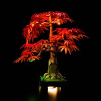 BB LED Lighting Set for LEGO&reg; 10348 Japanese Red Ahr Bonsai Tree with Remote Control