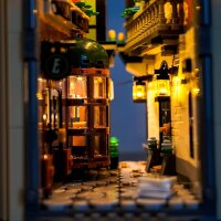 BB Kit d&eacute;clairage LED pour LEGO&reg; 10351 Sherlock Holmes - Serre-livres avec t&eacute;l&eacute;commande