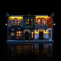 BB Kit d&eacute;clairage LED pour LEGO&reg; 10351 Sherlock Holmes - Serre-livres avec t&eacute;l&eacute;commande