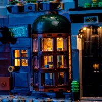 BB Kit d&eacute;clairage LED pour LEGO&reg; 10351 Sherlock Holmes - Serre-livres avec t&eacute;l&eacute;commande