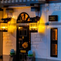 BB Kit d&eacute;clairage LED pour LEGO&reg; 10351 Sherlock Holmes - Serre-livres avec t&eacute;l&eacute;commande