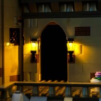BB LED Lighting Set for LEGO&reg; 76454 Harry Potter - Howards Castle - The Main Tower incl. Remote Control