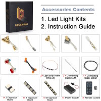 BB Kit d&eacute;clairage LED pour LEGO&reg; 10352 Les Simpson - Krusty Burger avec t&eacute;l&eacute;commande