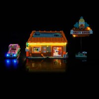 BB Kit d&eacute;clairage LED pour LEGO&reg; 10352 Les Simpson - Krusty Burger avec t&eacute;l&eacute;commande