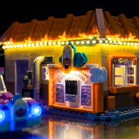 BB Kit d&eacute;clairage LED pour LEGO&reg; 10352 Les Simpson - Krusty Burger avec t&eacute;l&eacute;commande