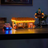 BB Kit d&eacute;clairage LED pour LEGO&reg; 10352 Les Simpson - Krusty Burger avec t&eacute;l&eacute;commande