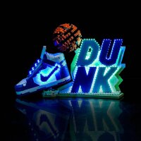 BB Kit d&eacute;clairage LED pour LEGO&reg; 43008 Nike Dunk x avec t&eacute;l&eacute;commande