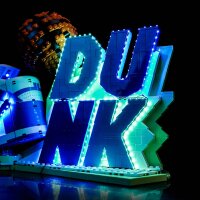 BB Kit d&eacute;clairage LED pour LEGO&reg; 43008 Nike Dunk x avec t&eacute;l&eacute;commande