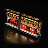 BB LED Beleuchtungs-Set f&uuml;r LEGO&reg; 76450 Harry Potter - Buchst&uuml;tze Hogwarts Express inkl. Fernbedienung