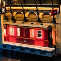 BB LED Beleuchtungs-Set f&uuml;r LEGO&reg; 76450 Harry Potter - Buchst&uuml;tze Hogwarts Express inkl. Fernbedienung