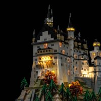 BB LED Beleuchtungs-Set f&uuml;r LEGO&reg; 21063 Schloss Neuschwanstein inkl. Fernbedienung