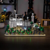 BB LED Beleuchtungs-Set f&uuml;r LEGO&reg; 21063 Schloss Neuschwanstein inkl. Fernbedienung