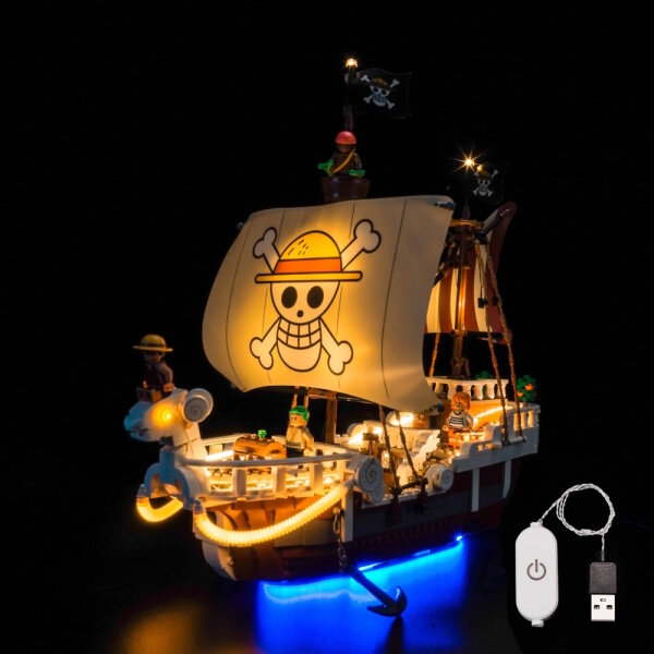 BB LED Lighting Set for LEGO&reg; 75639 One Piece - The Flying Lamb Pirate Ship