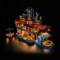 BB Kit d&eacute;clairage LED pour LEGO&reg; 75640 One Piece - Baratii&eacute;, le restaurant flottant, avec t&eacute;l&eacute;commande