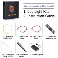 BB LED Lighting Set for LEGO&reg; 76784 Wednesday - Black Dahlia