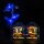 BB LED Lighting Set for LEGO&reg; 76784 Wednesday - Black Dahlia