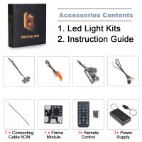 BB Kit d&eacute;clairage LED pour la maison hant&eacute;e LEGO&reg; 31167 avec t&eacute;l&eacute;commande