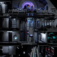 BB LED Lighting Set for LEGO&reg; 75419 Death Star including remote control