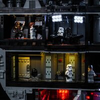 BB LED Lighting Set for LEGO&reg; 75419 Death Star including remote control