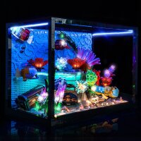 BB LED Beleuchtungs-Set f&uuml;r LEGO&reg; 10366 Tropisches Aquarium inkl. Fernbedienung