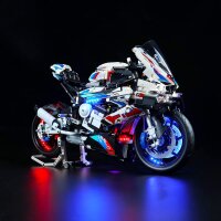 BB LED Lighting Set for LEGO&reg; 42130 BMW Motorcycle M1000 RR incl. remote control