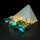 BB LED Lighting Set for LEGO&reg; 21058 Cheops Pyramid including remote control