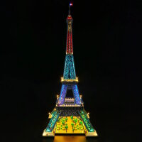 BB LED lighting set for LEGO&reg; 10307 Eiffel Tower including remote control