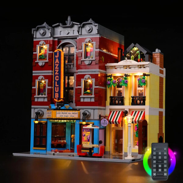 BB Set di illuminazione a LED per LEGO&reg; 10312 Jazz Club con telecomando