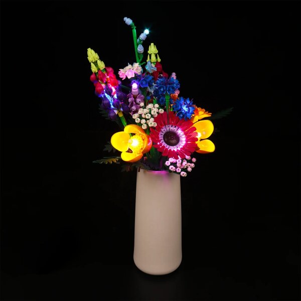 BB Set di illuminazione a LED per LEGO&reg; 10313 Bouquet di fiori selvatici